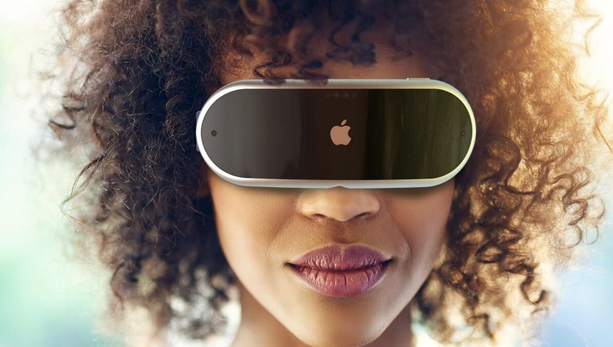 Новая гарнитура Apple AR может использовать Face ID для отслеживания рук 2 концепт Apple AR гарнитуры