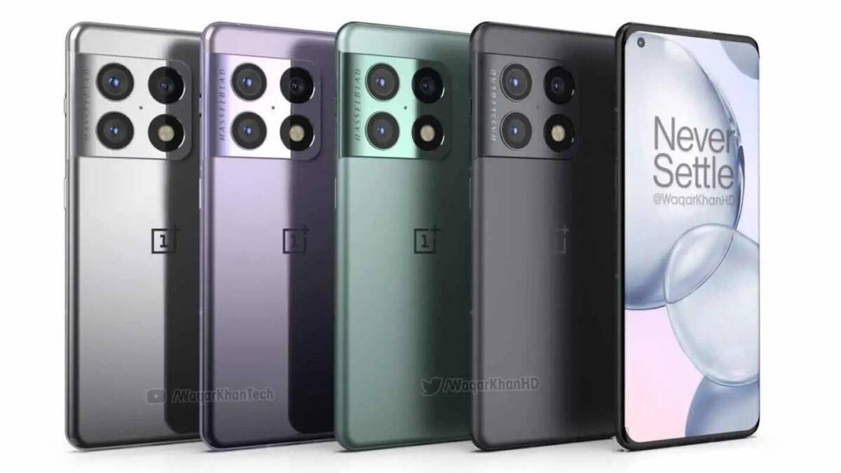 Смартфоны OnePlus 10 Pro разных цветов — вид крупным планом, обзор новых расцветок