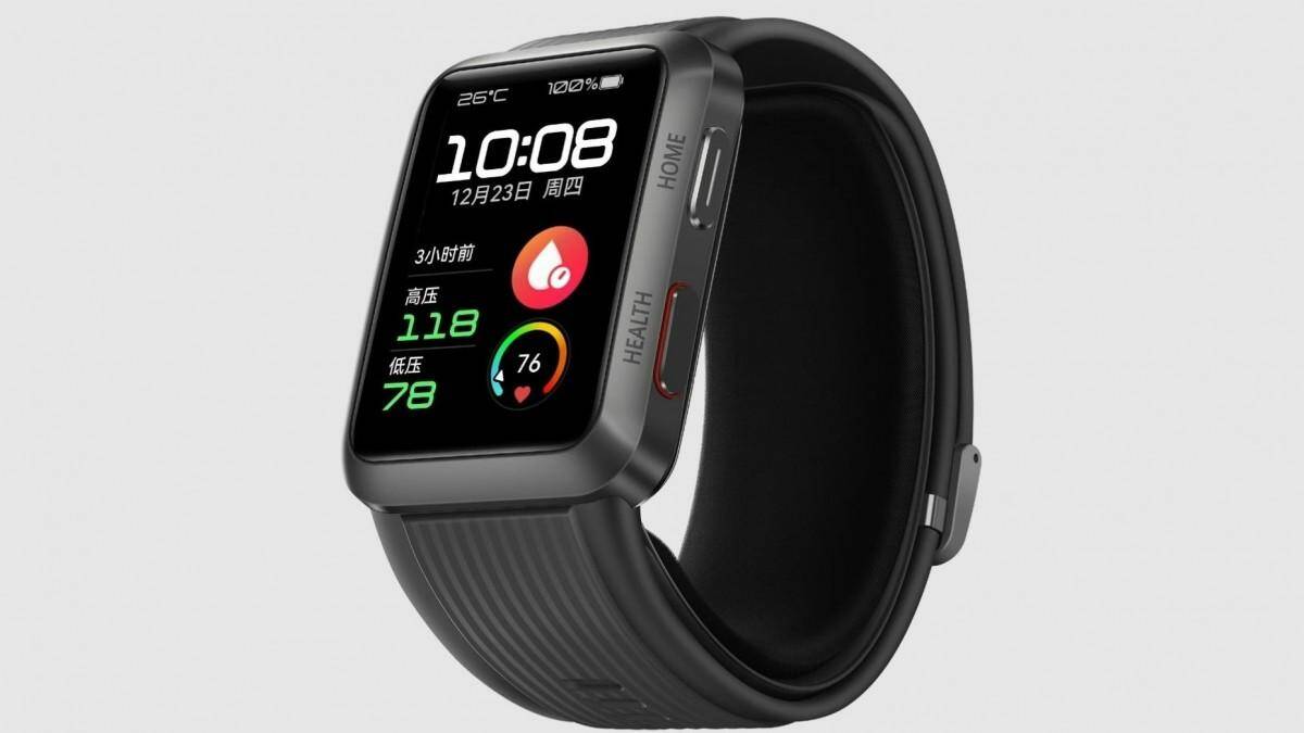 Смарт-часы Huawei Watch D с дисплеем и интерфейсом мониторинга ЭКГ и давления