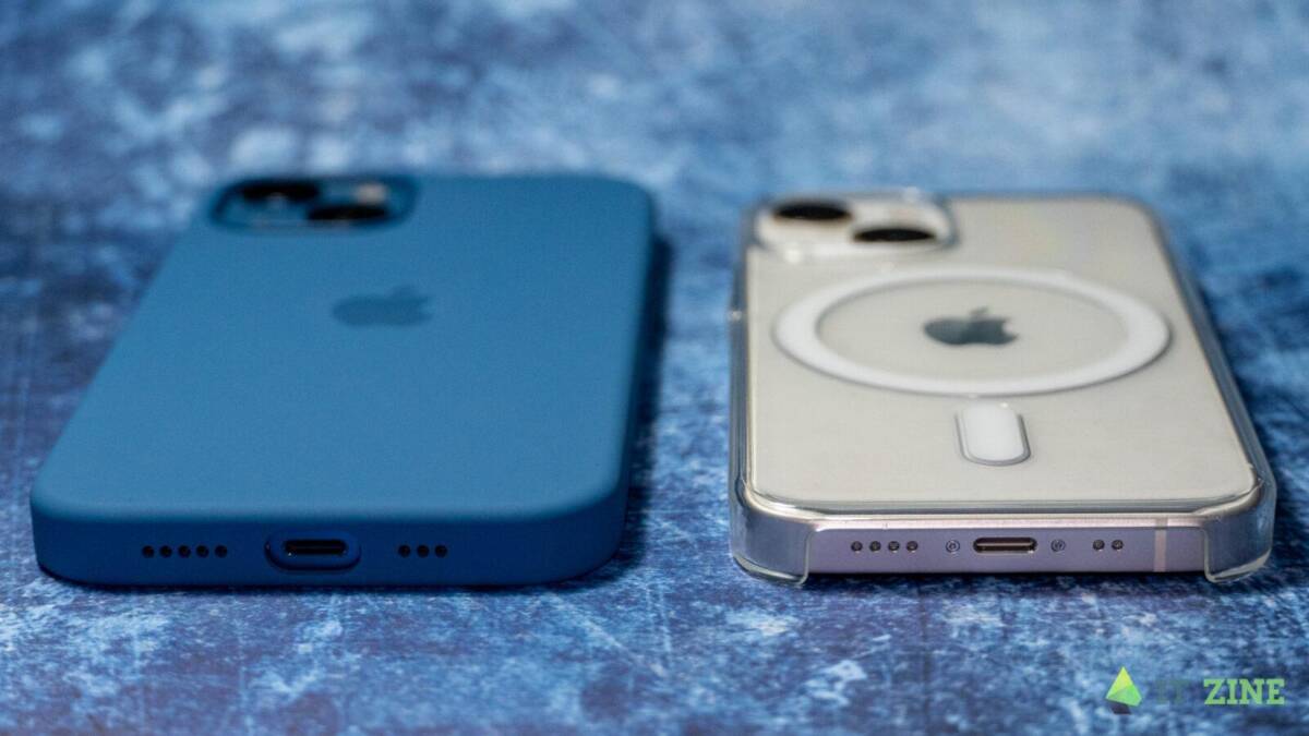 Силиконовый чехол защищает iPhone со всех сторон