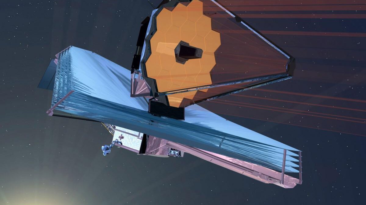 NASA сообщило об успехе первой части развертывания солнцезащитного экрана Уэбба 2 NASA космический телескоп