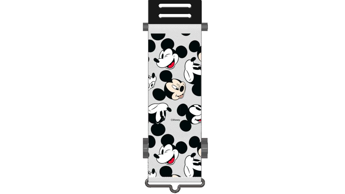 Тканевый ремешок Samsung Z Flip3 с изображением Микки Мауса и других персонажей Disney