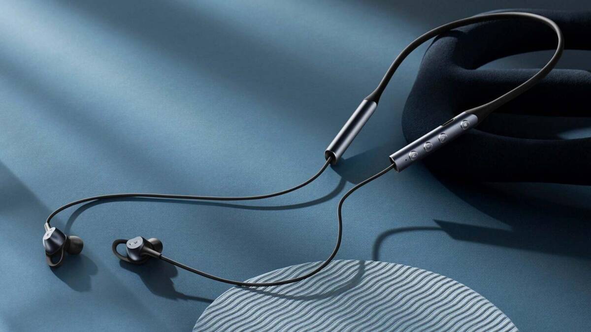 Беспроводные спортивные наушники Vivo с шейным ободом и кнопками управления