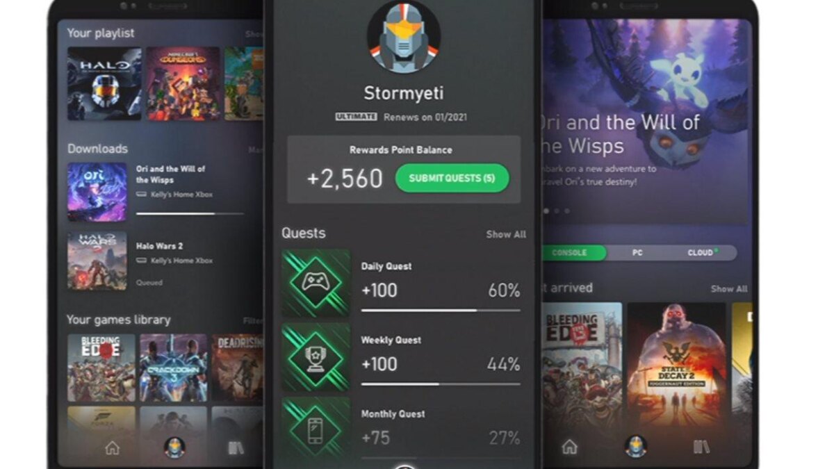 xbox game pass in app store