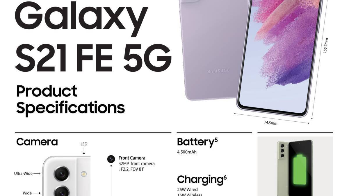 Samsung выпустил долгожданный Galaxy S21 FE 6 Samsung выпустил долгожданный Galaxy S21 FE