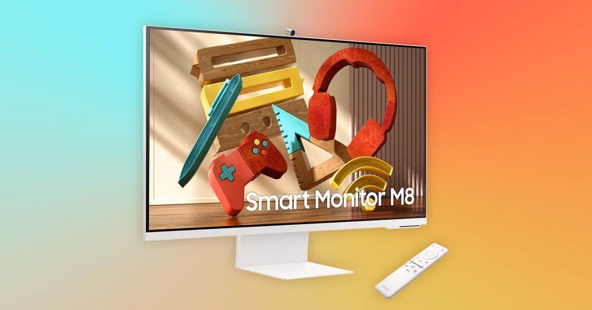 CES 2022: Samsung представила новые мониторы 2022 года 4 1641229085 samsung predstavlyaet smart monitor m8 s dizajnom v stile imac