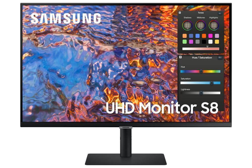 CES 2022: Samsung представила новые мониторы 2022 года 7 Круглые настройки цвета и яркости на дисплее Samsung UHD Монитор S8