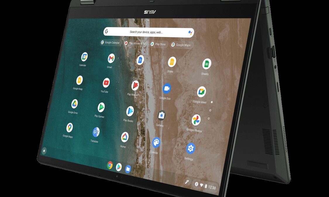 CES 2022: ASUS сделала новый Chromebook Flip CX5 5 CX5601 tent mode edited