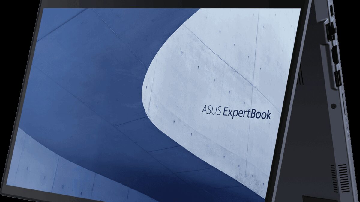 Ультрабук ASUS ExpertBook B5 в открытом положении