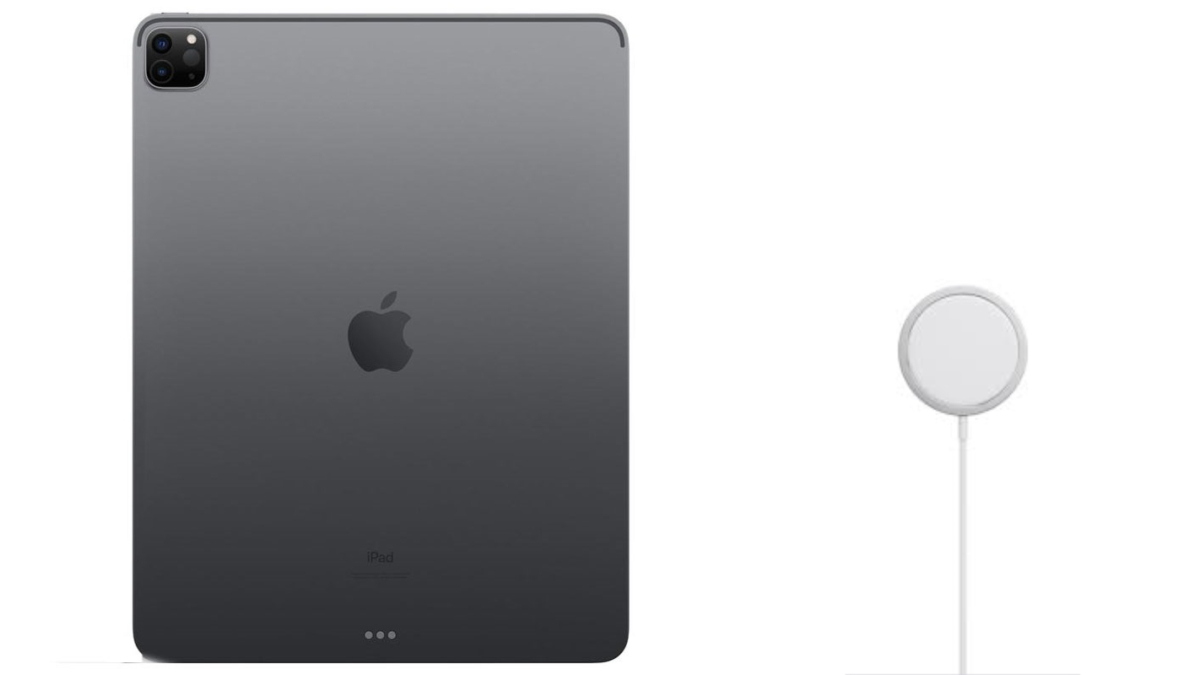 Задняя панель iPad Pro 2022 с камерой и логотипом Apple