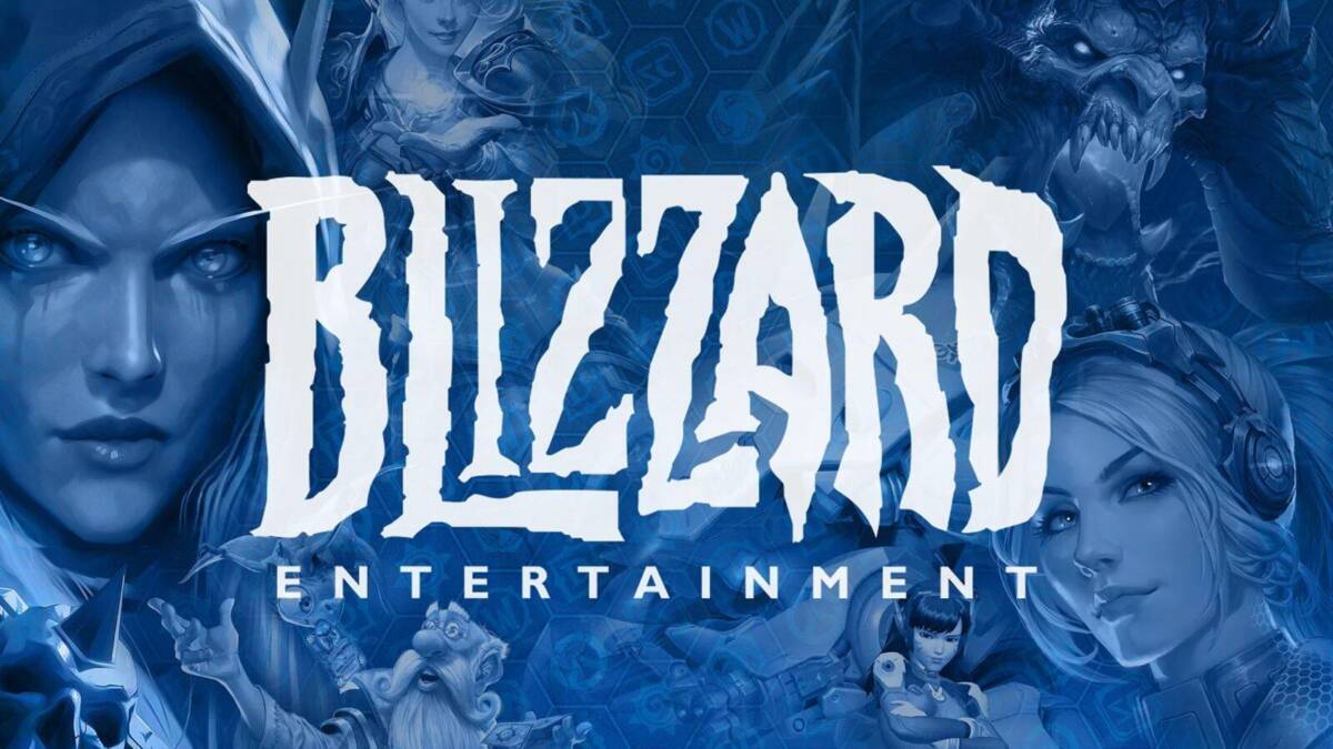 Обложка игры DLeaving Blizzard на выживание с персонажами и логотипом Blizzard