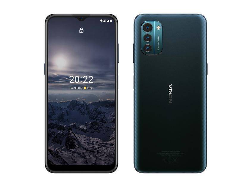Смартфон Nokia G21 с тремя камерами задней панели