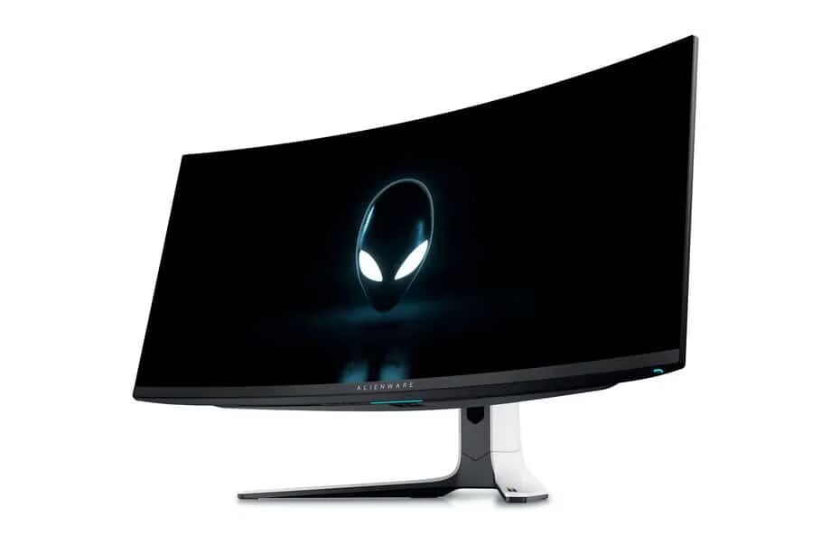 Изогнутый игровой монитор Alienware QD-OLED с тонкими рамками и крупной панелью