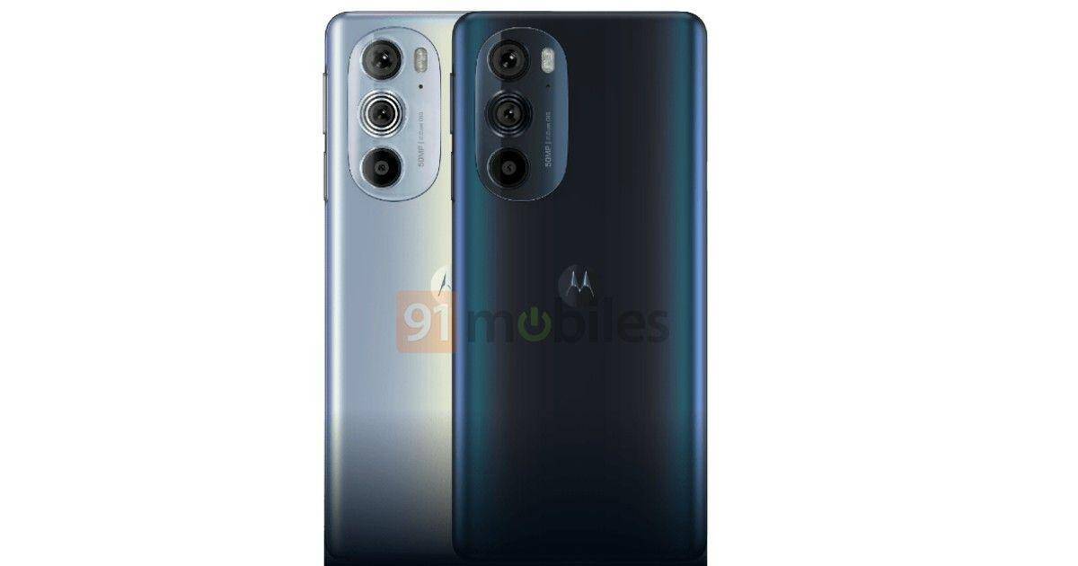 Задняя панель Motorola Edge 30 Pro с камерой и логотипом