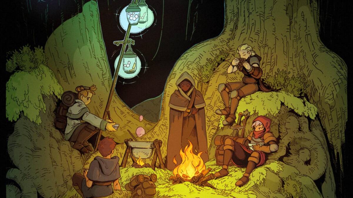 Бывшие разработчики Ratchet & Clank, Fallout и Journey основали студию Gardens 8 Группа людей в лесу у костра с рюкзаками и палатками