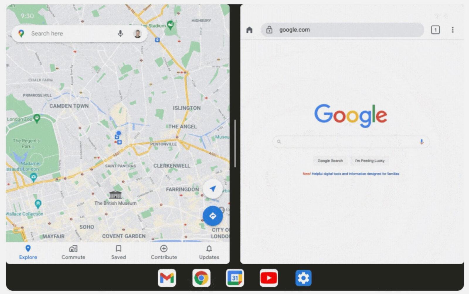 Планшет Google Pixel будет на базе Android 12L с оптимизацией для больших дисплеев 7 csm csm Multitasking efff920060 d70fa180e7