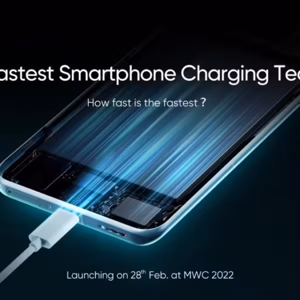 Realme представит самую быструю в мире зарядку для смартфонов 28 февраля