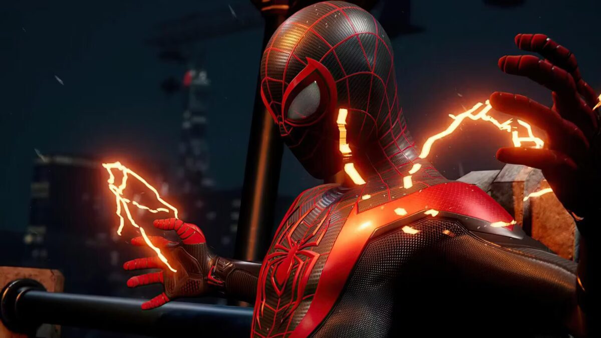 Sony PlayStation 5 с обоями Marvel’s Spider-Man: Miles Morales