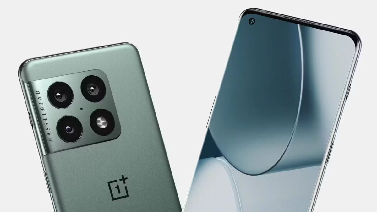 Задняя панель OnePlus 10 Pro: три камеры и логотип бренда на корпусе