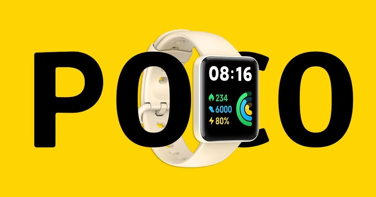 Умные часы POCO с дисплеем и интерфейсом, дизайн с акцентом на функции здоровья