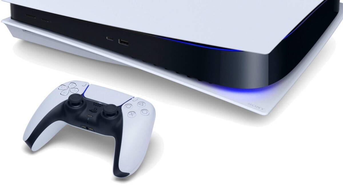 Беспроводной контроллер PlayStation 5 спереди и сбоку