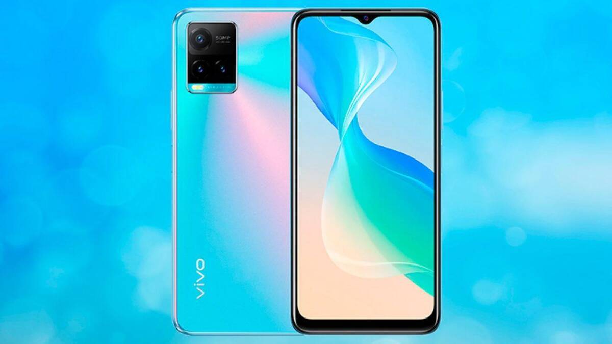Вид сбоку и задняя панель vivo Y33s с камерой
