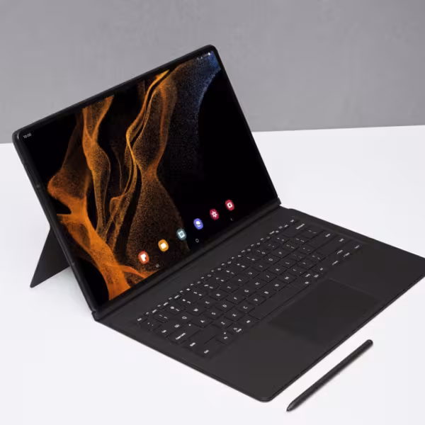 1 008 Design Tab S8 Ultra with Book Cover Keyboard Graphite HI large