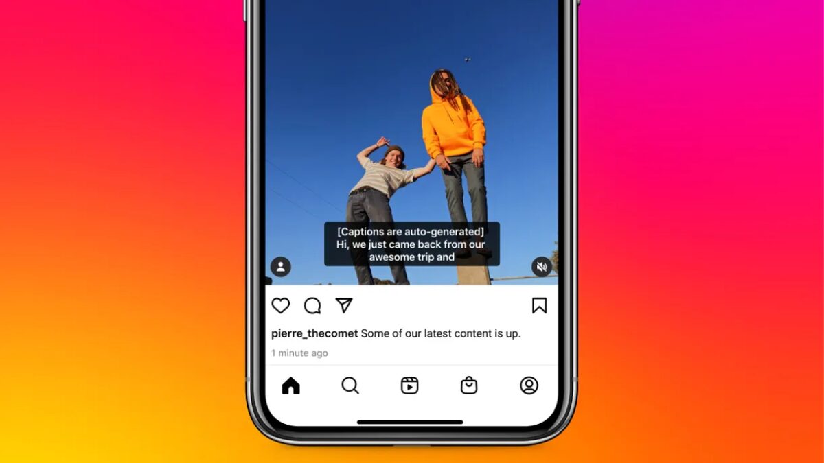 Instagram добавил автоматически сгенерированные подписи к видео 2 Instagram добавил автоматически сгенерированные подписи к видео