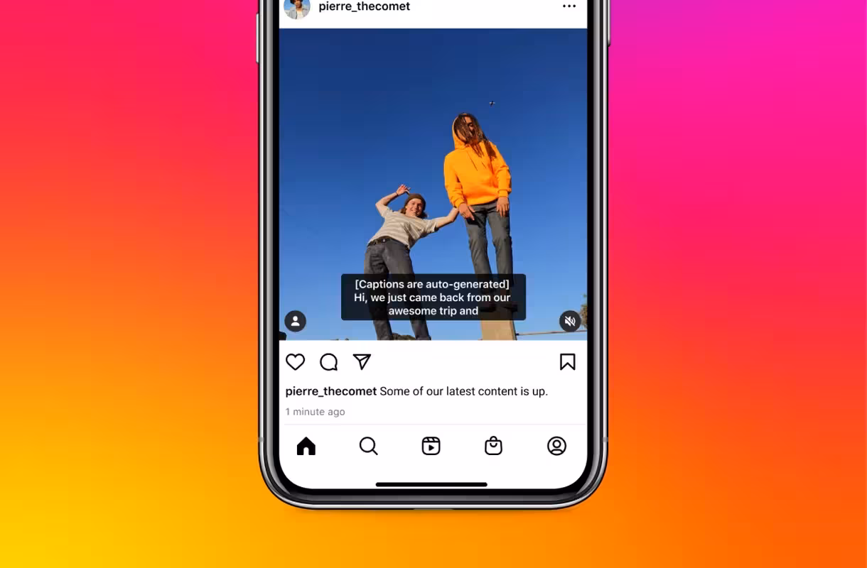 Instagram добавил автоматически сгенерированные подписи к видео