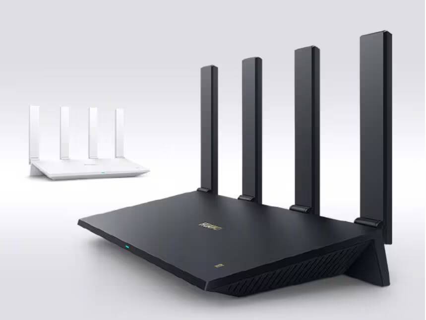 Коммутация Wi-Fi роутера Huawei с четырьмя антеннами