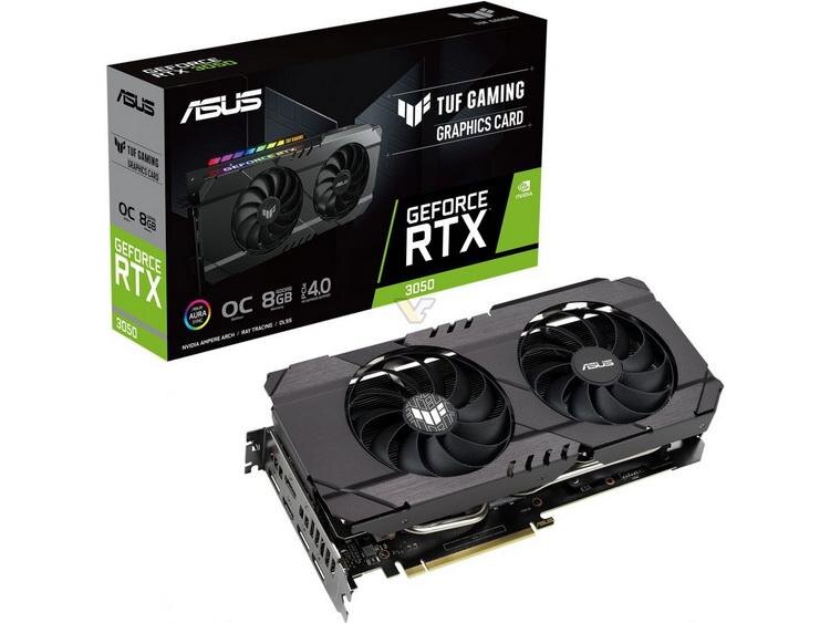 ASUS GeForce RTX 3050 8GB TUF OC 1