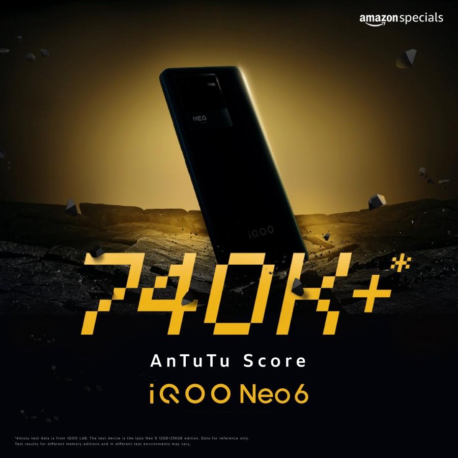 iQOO выпустит Neo6 с процессором Snapdragon 870 31 мая 8 iQOO
