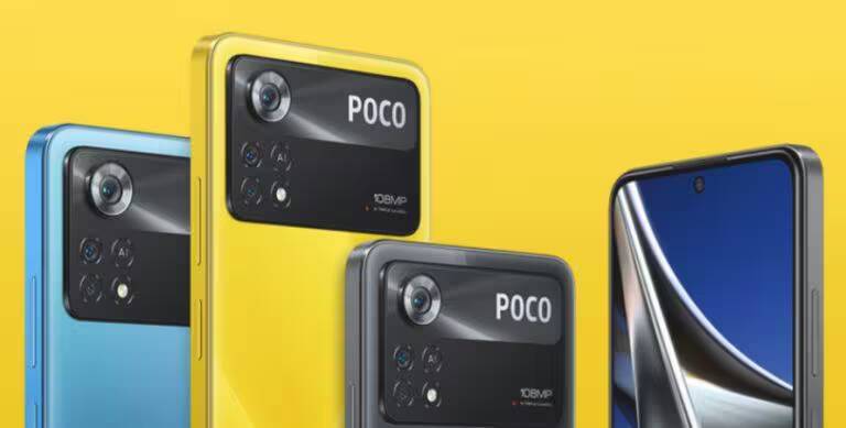 Смартфоны Poco X4 GT с задней камерой и дисплеями