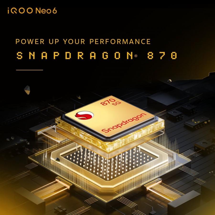 iQOO выпустит Neo6 с процессором Snapdragon 870 31 мая 7 iQOO