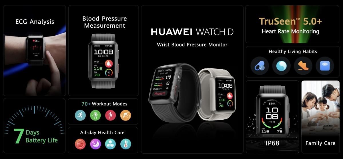 Huawei Watch GT 3 Pro выходят на мировой рынок вместе с Watch Fit 2, Watch D и Band 7 8 Huawei
