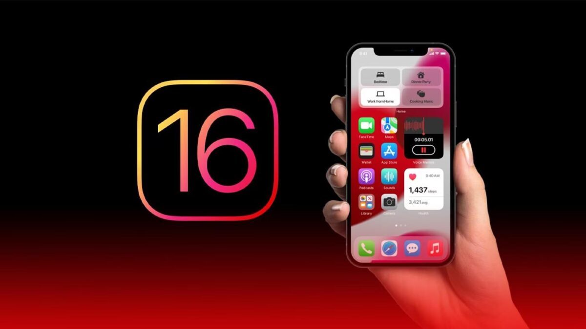 Экран iPhone с интерфейсом почтового приложения и виджетами