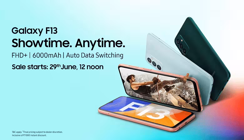 Представлен бюджетный смартфон Samsung Galaxy F13 3 Samsung Galaxy F13
