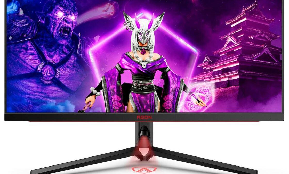 Игровой монитор AOC с ультрашироким экраном и подсветкой