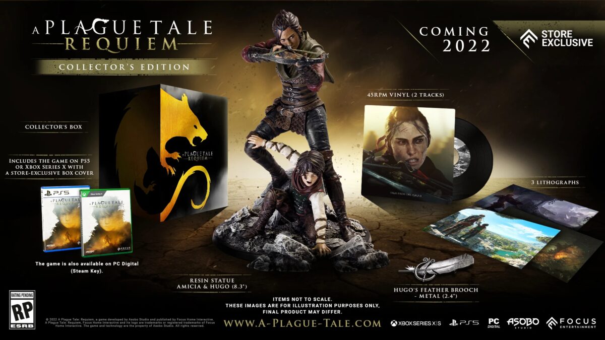 A Plague Tale: Requiem получила октябрьскую дату выхода и 10 минут нового геймплея 3 A Plague Tale Requiem Collectors Edition ESRB EN US