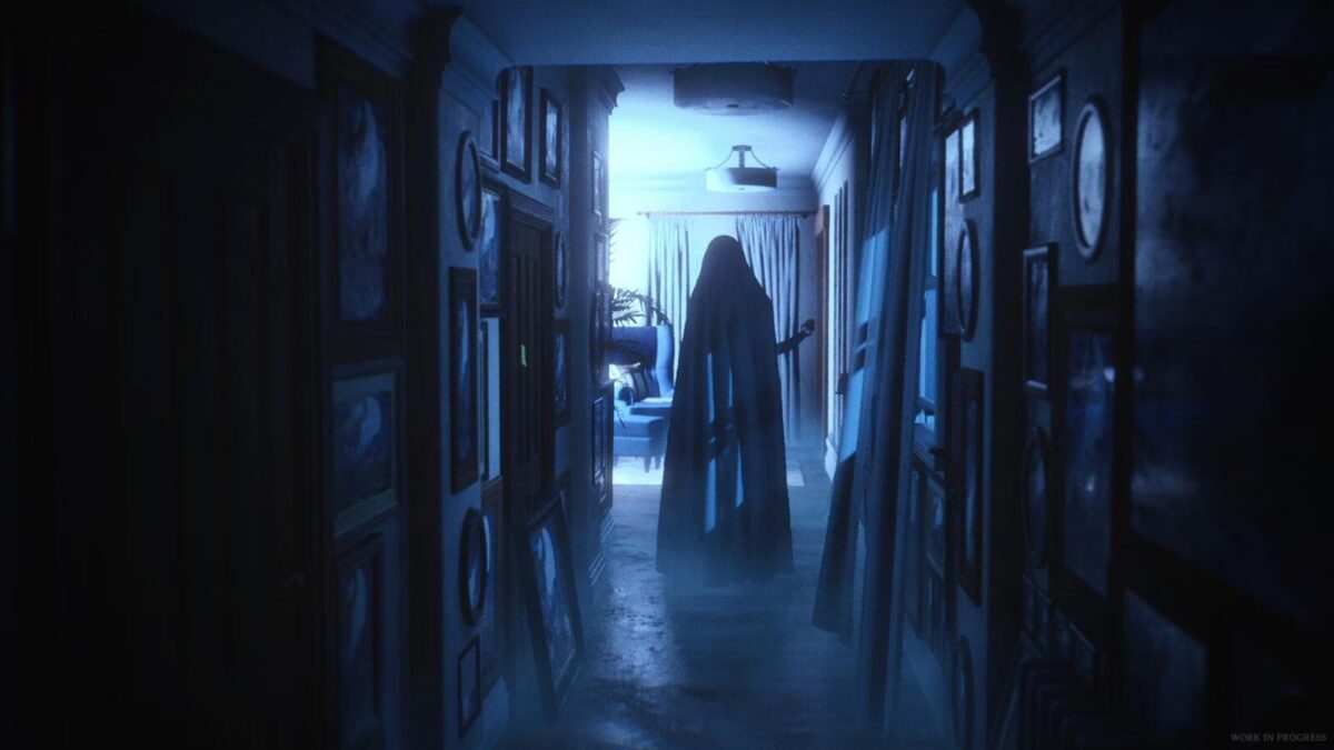 Кадр из психологического хоррора Luto (2021) с попытками выбраться из дома