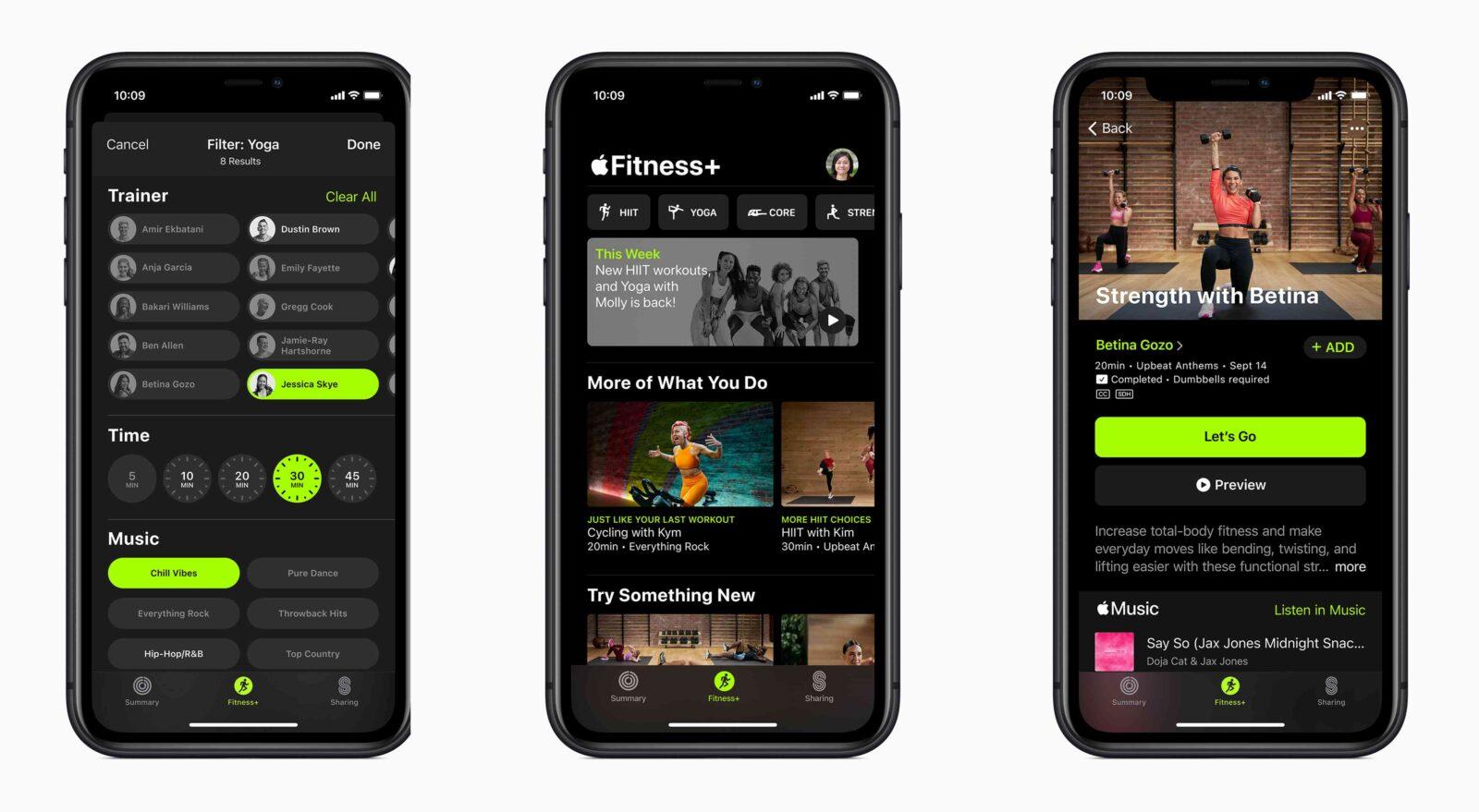 Приложению Apple Fitness больше не нужны Apple Watch 5 apple music fitness
