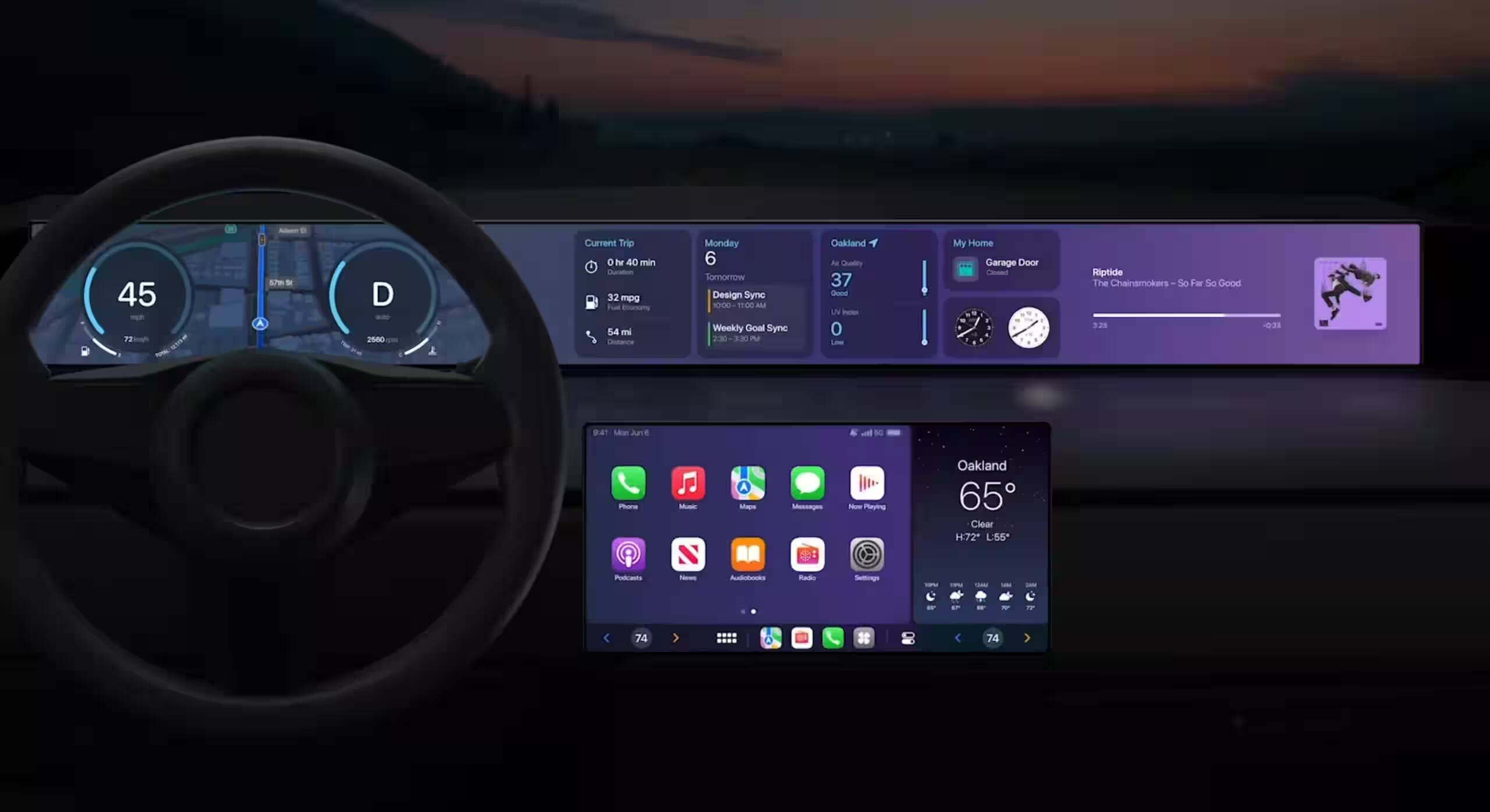 Apple WWDC 2022: CarPlay выходит за рамки информационно-развлекательного экрана 4 Apple WWDC 2022: CarPlay выходит за рамки информационно-развлекательного экрана