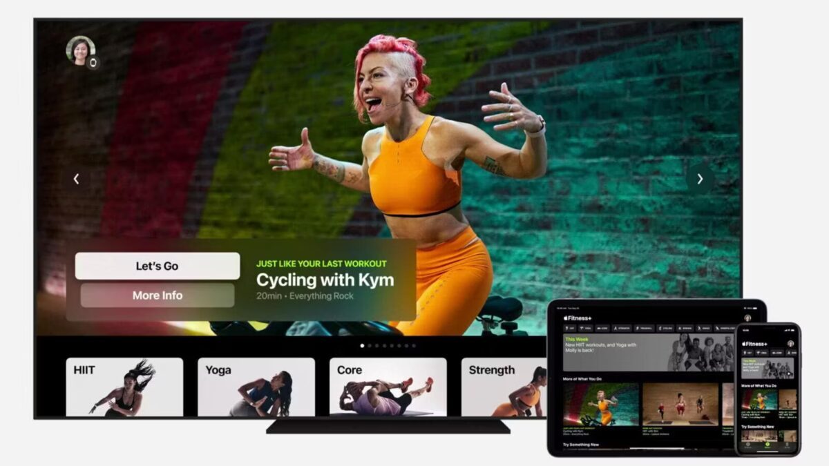 Интерфейс приложения Apple Fitness без связки с Apple Watch на iPhone