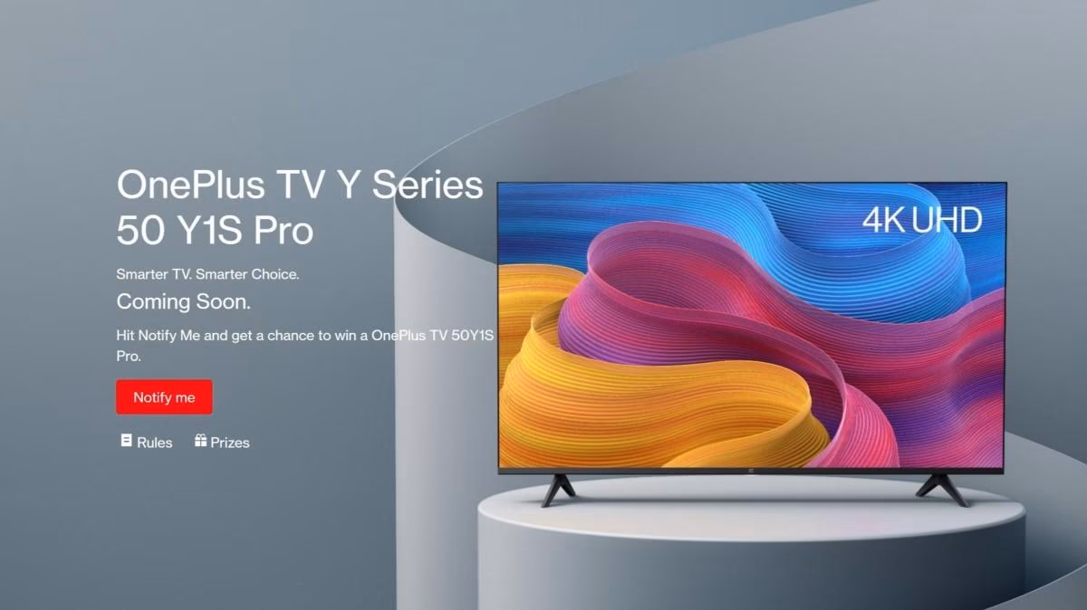 OnePlus TV Y Series 50 Y1S Pro анонсировали с экраном 4K и Dolby Audio 5 OnePlus TV Y Series 50 Y1S Pro анонсировали с экраном 4K и Dolby Audio