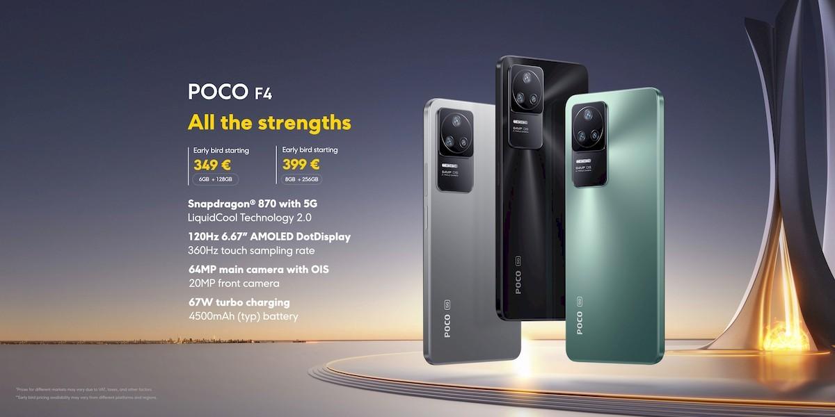 Poco X4 GT получит Dimensity 8100, а Poco F4 — SD870 52 Poco