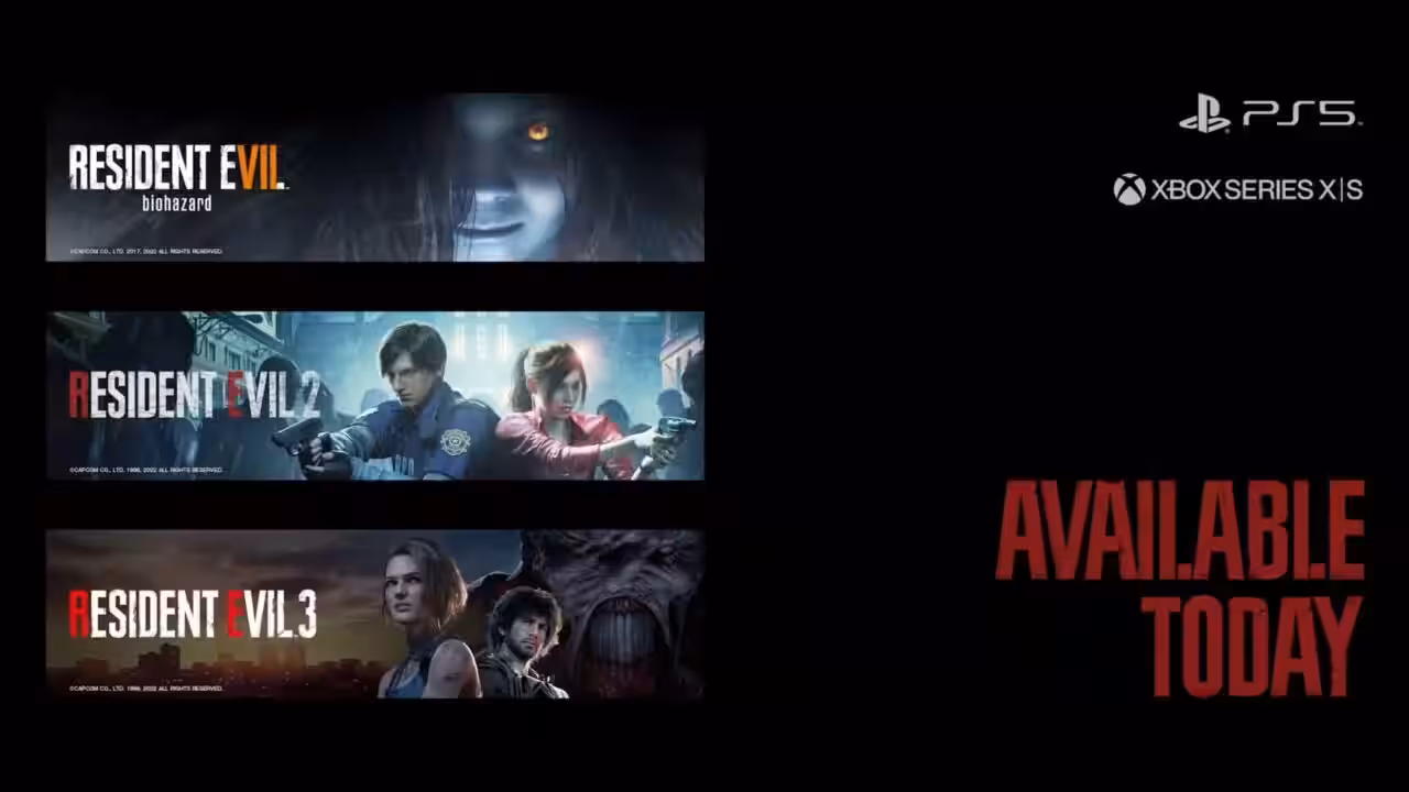 Обновления текущего поколения для Resident Evil 2, 3 и 7 уже доступны