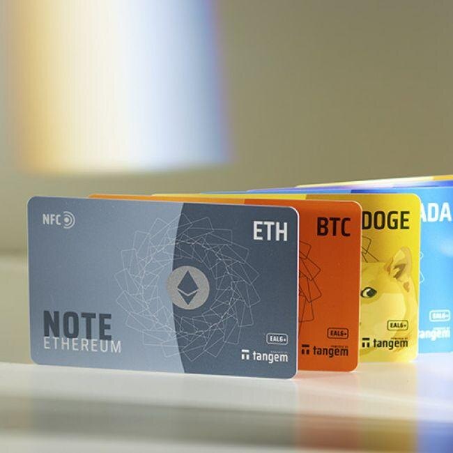 Обзор Tangem: простой и удобный холодный криптокошелёк с NFC 47 Tangem Note