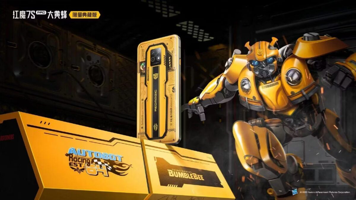 Смартфон Red Magic 7S Pro Transformers Edition в оформлении серии «Трансформеры»