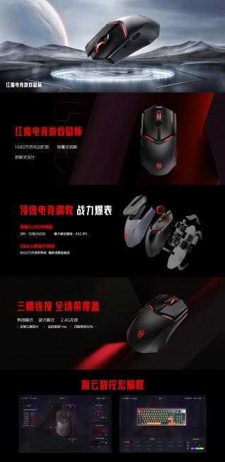 Nubia выпустила игровой монитор, клавиатуру и мышь Red Magic 6 11