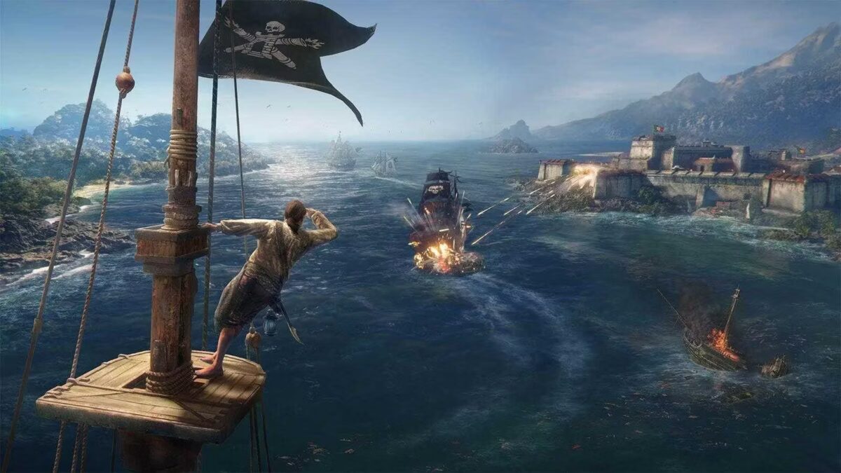 Ubisoft Skull & Bones: кадр с игровым событием, посвященным экологическим проблемам